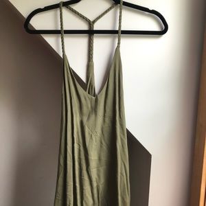 Olive Green Tobi mini dress